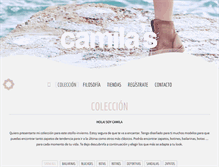 Tablet Screenshot of camilas.com